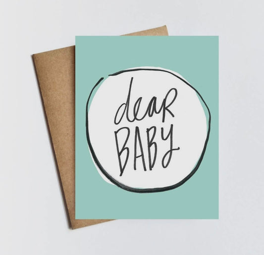 dear baby card
