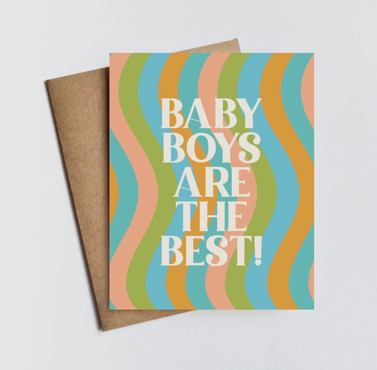 baby boys best card