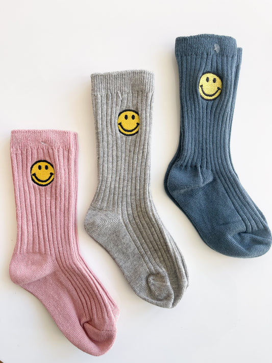 smiley socks / 1-3yrs