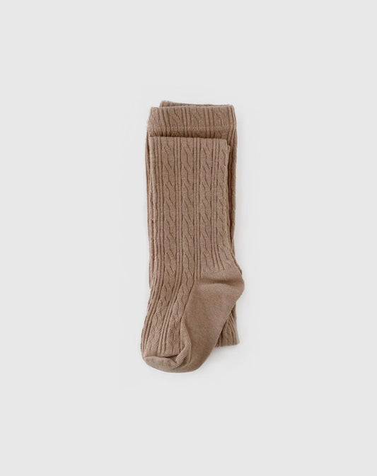 oat cable knit tights