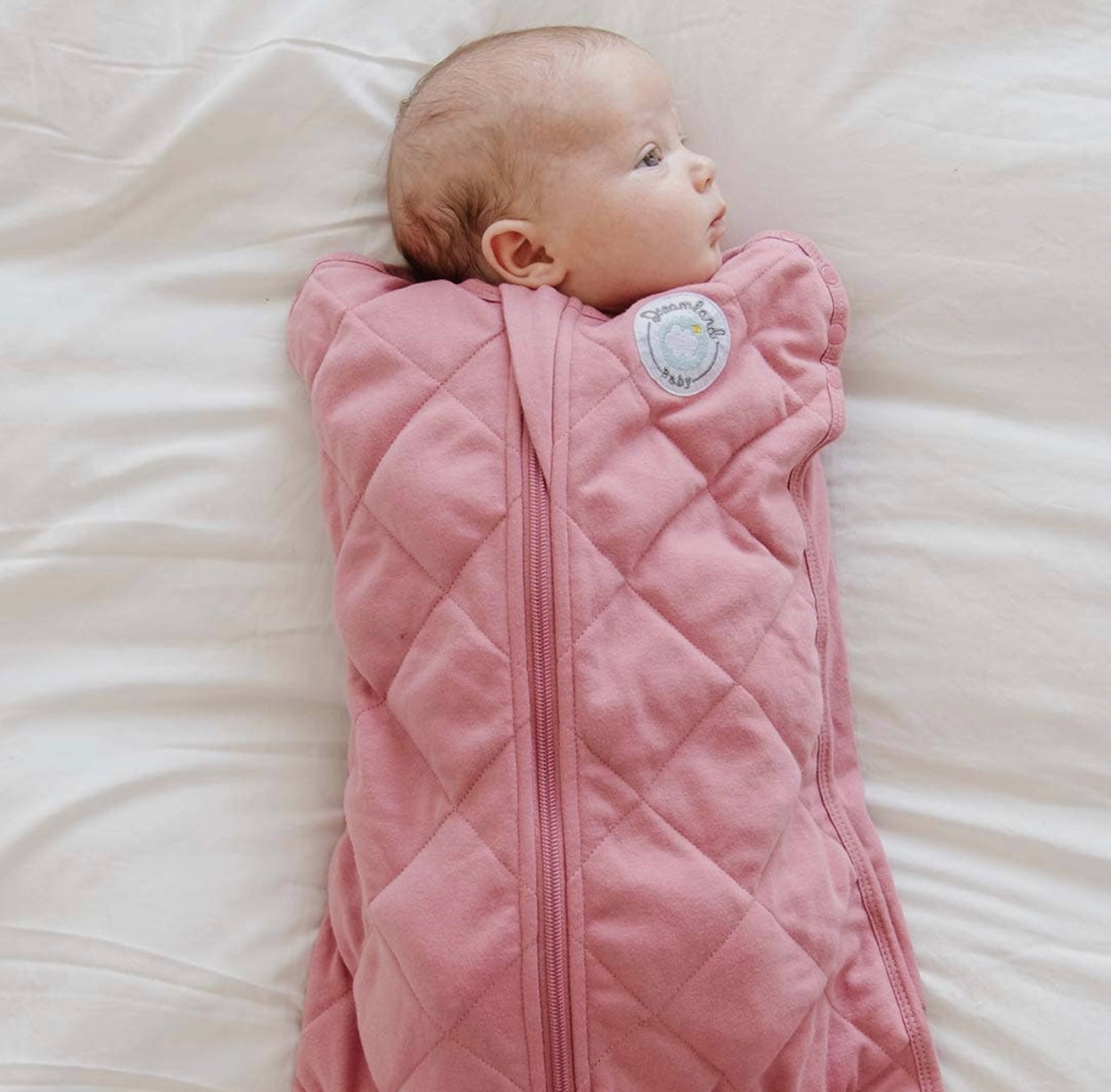 dream weighted swaddle / dusty rose