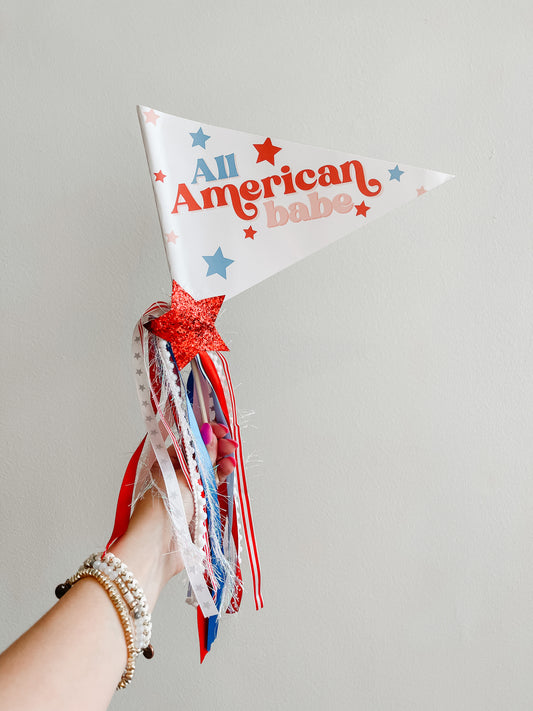 fourth of july pennant flags