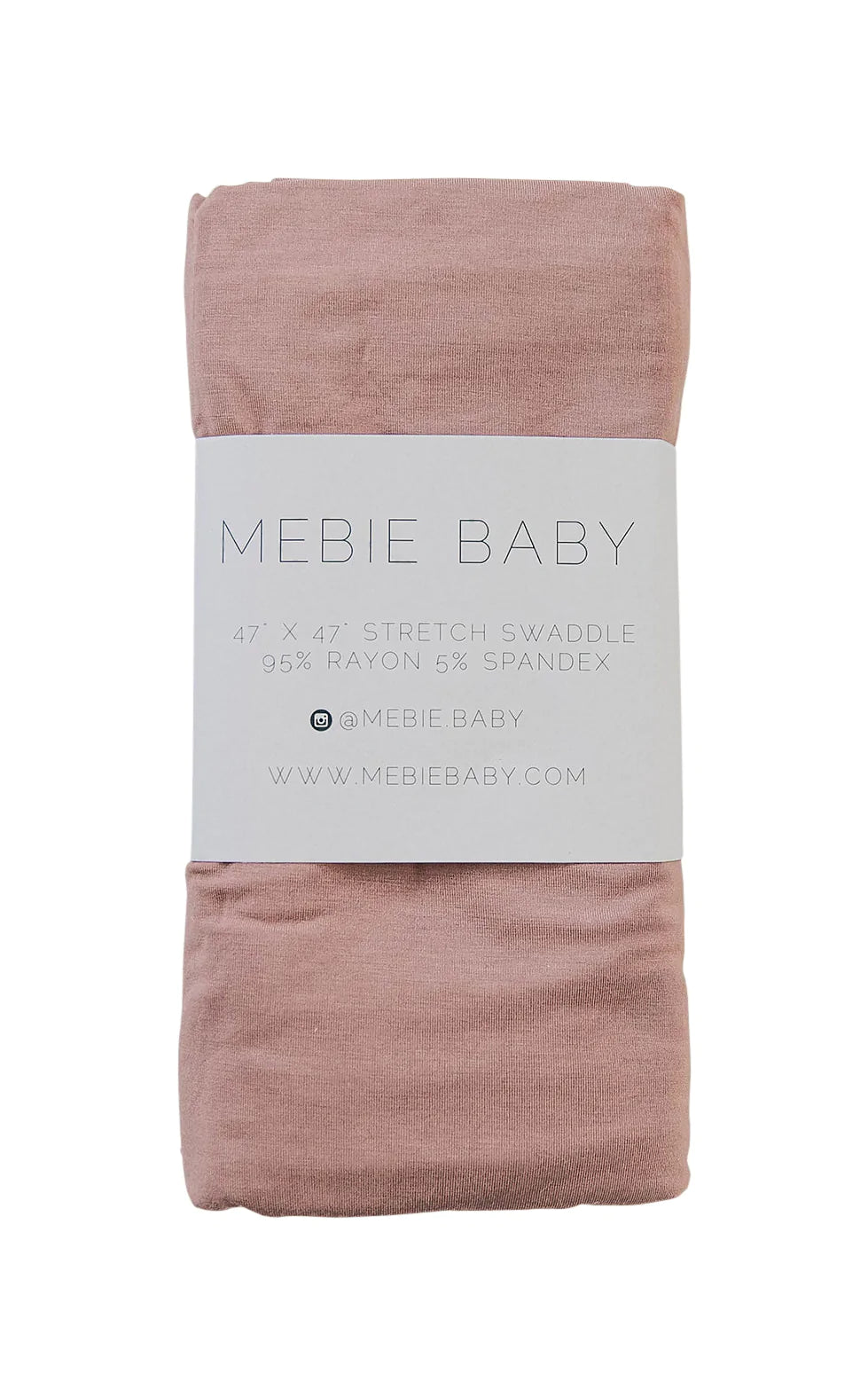 stretch swaddle - dusty rose