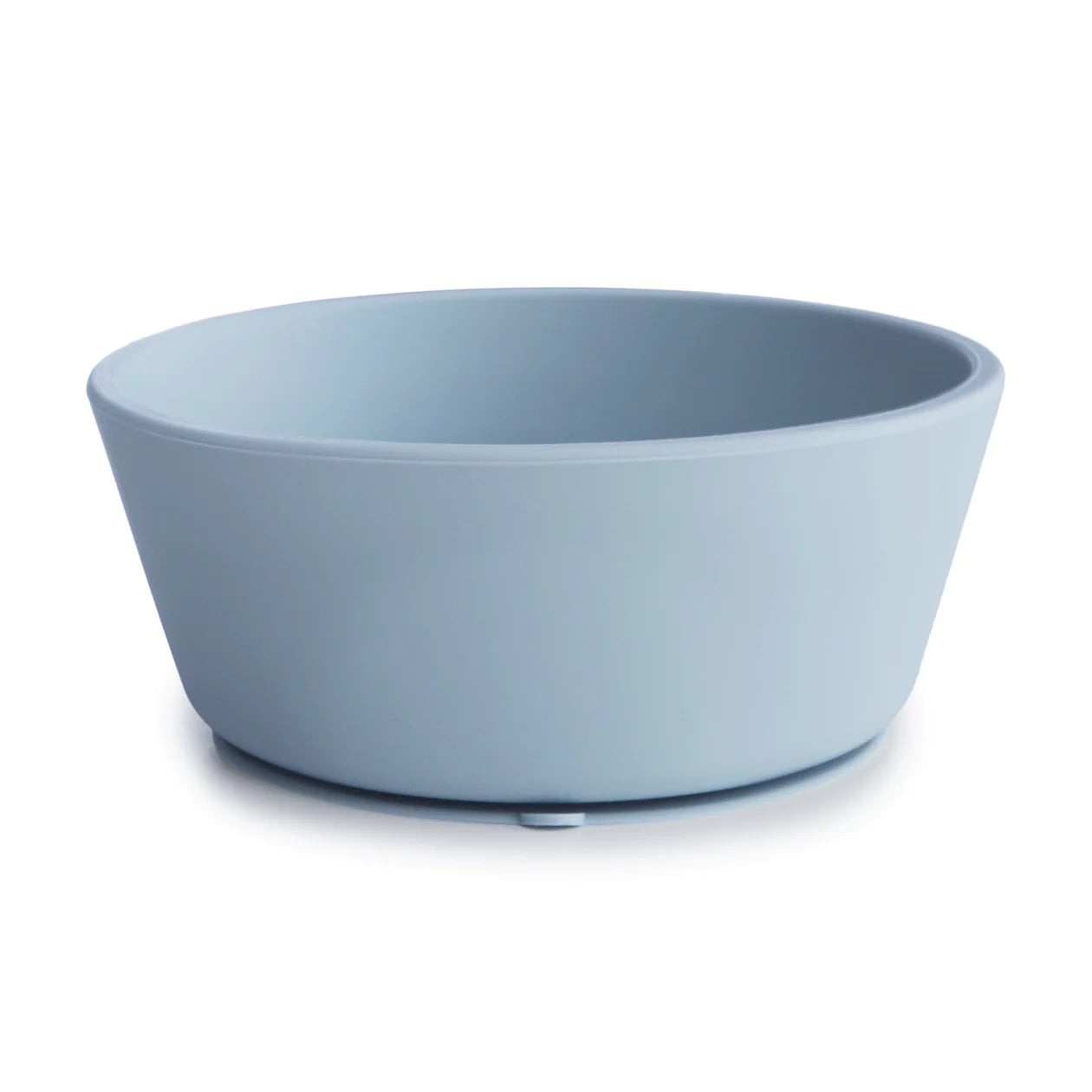silicone suction bowl/ powder blue