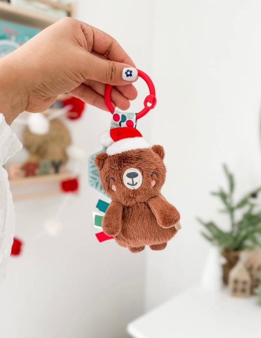holiday bear / plush + teether